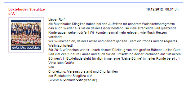 Unsere Weihnachtsgrüße auf www.musik-fuer-dich.de